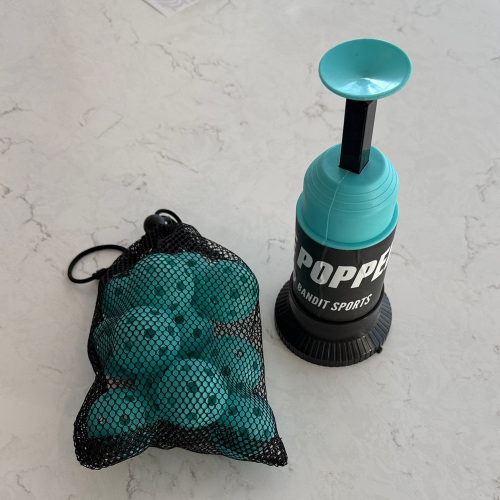 Bandit Sports Popper Toy Set - Teal and Black
